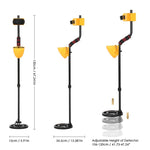 Metal Detector con display LCD ad alta sensibilità MD9020C