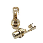 Spina audio AV 10psc Spina femmina RCA Lotus con clip, 10psc