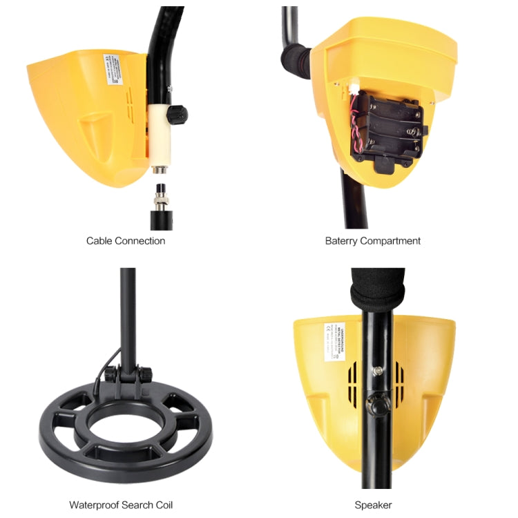 Metal Detector sotterraneo MD3010II con display LCD