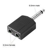 10 connettori da 6,5 mm maschio mono a doppio connettore di conversione audio femmina da 6,5 mm, 6.5mm Male To Dual 6.5mm Female