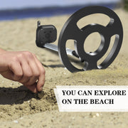 MD3002 Metal detector sotterraneo giocattolo da spiaggia per bambini, MD3002 (Black)