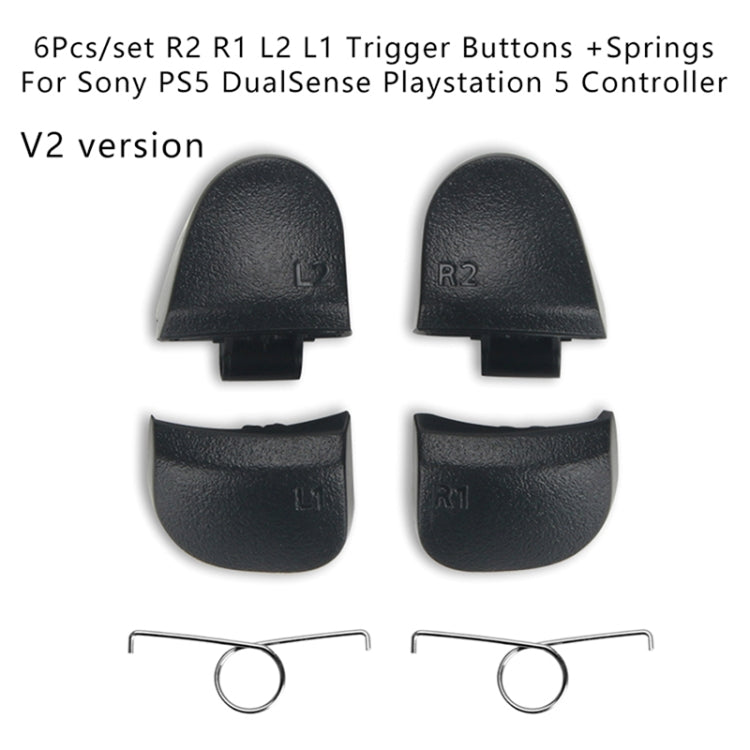 For PS5 Controller V2 Version 2 set R2 L2 L1 L2 Spring Buttons DualSense Gamepad Button Set