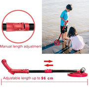 MD3006 Metal Detector Outdoor Treasure Hunter Giocattoli Bambini Science Detector, MD3006 (Red), MD3006 (Light Green)