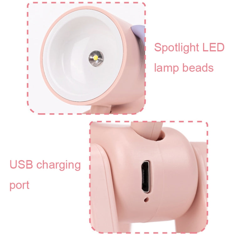 Mini lampada da tavolo ricaricabile per ornamento da tavolo con luce notturna per cartoni animati fai-da-te