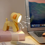 Mini lampada da tavolo ricaricabile per ornamento da tavolo con luce notturna per cartoni animati fai-da-te