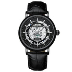 BINBOND B7872 Orologio al quarzo impermeabile luminoso cavo multifunzionale, Black Steel-Black-White, White Steel-Black-White, Full-gold-Black-Gold, Black Leather-Black-Black, Black Leather-White-Black, Black Leather-Full-gold-Black