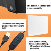 Luce di riempimento LED 10 pollici 3000-6500K per fotografia