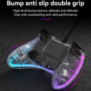 Gamepad cablato trasparente S03 Glare per Nintendo Switch/Sony PS/Computer