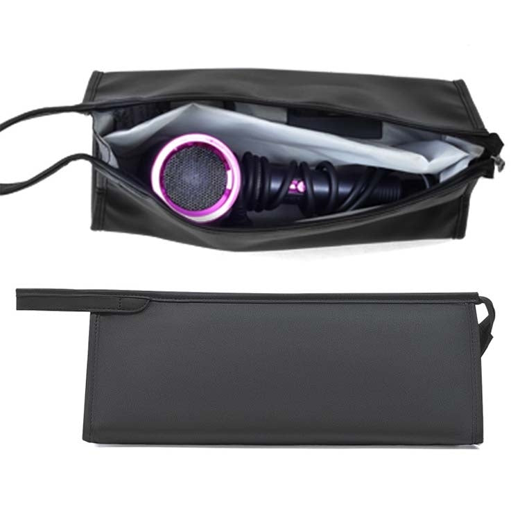 Per il pacchetto di stoccaggio dell'asciugacapelli Dyson Copertura protettiva per rotoli di capelli, Black, Gray, Pink, Silver, Emerald Green, Shiny Stone Black, Color White