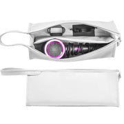 Per il pacchetto di stoccaggio dell'asciugacapelli Dyson Copertura protettiva per rotoli di capelli, Black, Gray, Pink, Silver, Emerald Green, Shiny Stone Black, Color White