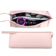 Per il pacchetto di stoccaggio dell'asciugacapelli Dyson Copertura protettiva per rotoli di capelli, Black, Gray, Pink, Silver, Emerald Green, Shiny Stone Black, Color White