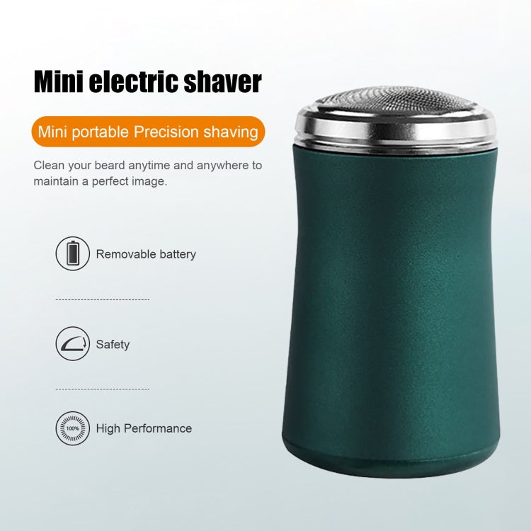 Rasoio elettrico lavabile tascabile Rasoi da viaggio ricaricabili USB per uomo, Pocket  Black, Pocket  Green