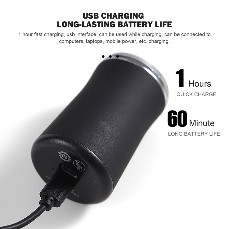 Rasoio elettrico lavabile tascabile Rasoi da viaggio ricaricabili USB per uomo, Pocket  Black, Pocket  Green