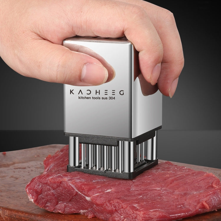 Kacheeg Inteneritore per Bistecca in Acciaio Inossidabile a doppia faccia per Carne, Stile:, Double-sided Meat Looper