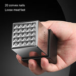 Kacheeg Inteneritore per Bistecca in Acciaio Inossidabile a doppia faccia per Carne, Stile:, Double-sided Meat Looper