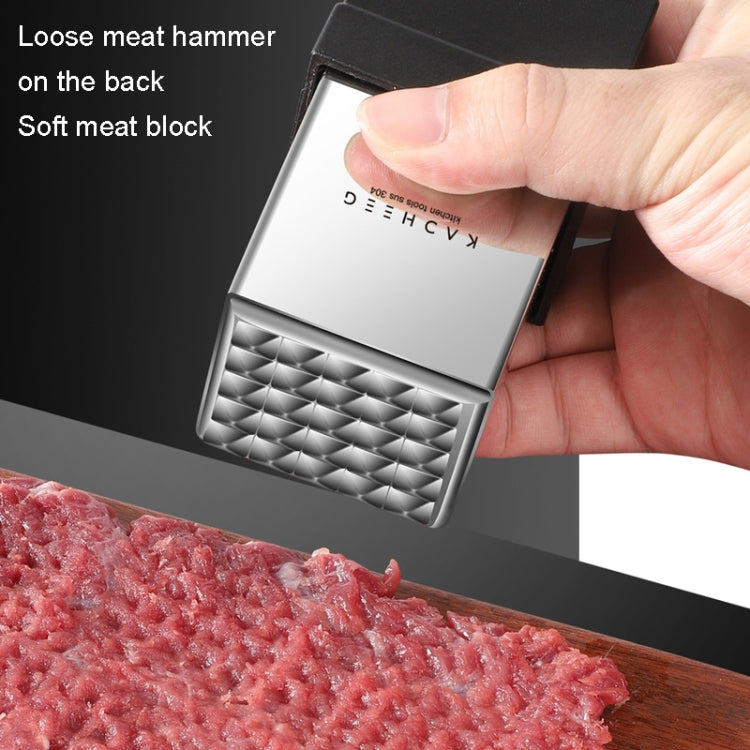 Kacheeg Inteneritore per Bistecca in Acciaio Inossidabile a doppia faccia per Carne, Stile:, Double-sided Meat Looper