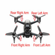 For DJI FPV Drone Arm Parts Replacement Spare Part, Specifications:, Left Front, Right Front, Left Rear, Right Rear