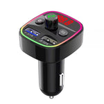 3.1A USB + PD Bluetooth Caricabatteria da auto Trasmettitore FM per auto Illuminazione colorata, R2, Q3, Q5, Q7
