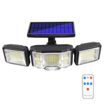 Luce solare LED da parete con sensore e telecomando