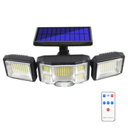 Luce solare LED da parete con sensore e telecomando
