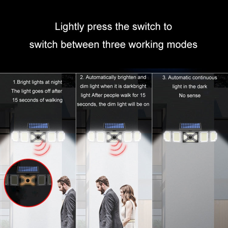 Luce solare LED da parete con sensore e telecomando