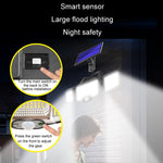 Luce solare LED da parete con sensore e telecomando