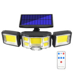Luce solare LED da parete con sensore e telecomando