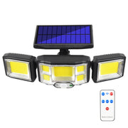 Luce solare LED da parete con sensore e telecomando