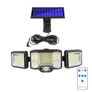 Luce solare LED da parete con sensore e telecomando