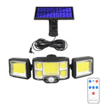 Luce solare LED da parete con sensore e telecomando