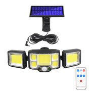 Luce solare LED da parete con sensore e telecomando