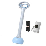 Pet Poop Picker Dog Walking Tools con scatola di immagazzinaggio del sacco della spazzatura, 28cm Sky Blue, 28cm Purple, 28cm Avocado Green, 48cm Sky Blue, 48cm Purple, 48cm Avocado Green, 70cm Sky Blue, 70cm Purple, 70cm Avocado Green