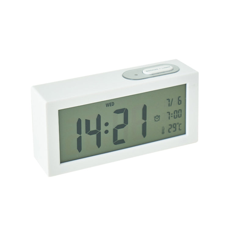 8890H Sveglia da Comodino Multifunzionale Fotosensibile Piccola Sveglia Orologio Digitale con Schermo LCD