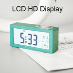 8890H Sveglia da Comodino Multifunzionale Fotosensibile Piccola Sveglia Orologio Digitale con Schermo LCD