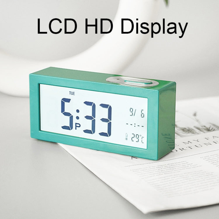 8890H Sveglia da Comodino Multifunzionale Fotosensibile Piccola Sveglia Orologio Digitale con Schermo LCD