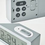 8890H Sveglia da Comodino Multifunzionale Fotosensibile Piccola Sveglia Orologio Digitale con Schermo LCD