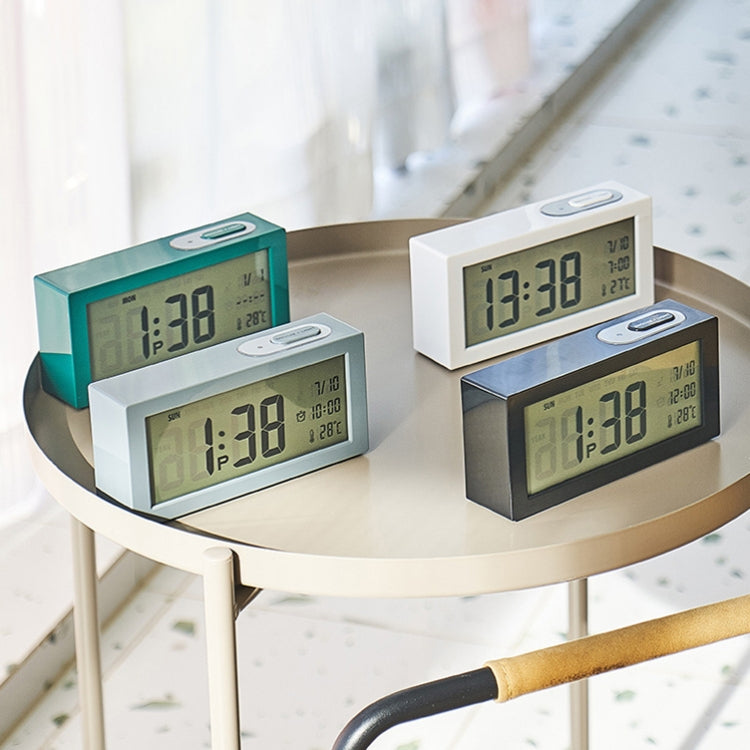 8890H Sveglia da Comodino Multifunzionale Fotosensibile Piccola Sveglia Orologio Digitale con Schermo LCD