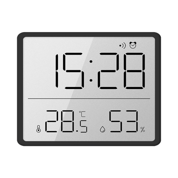 8218 Orologio digitale elettronico sottile e leggero con temperatura LCD magnetica da parete