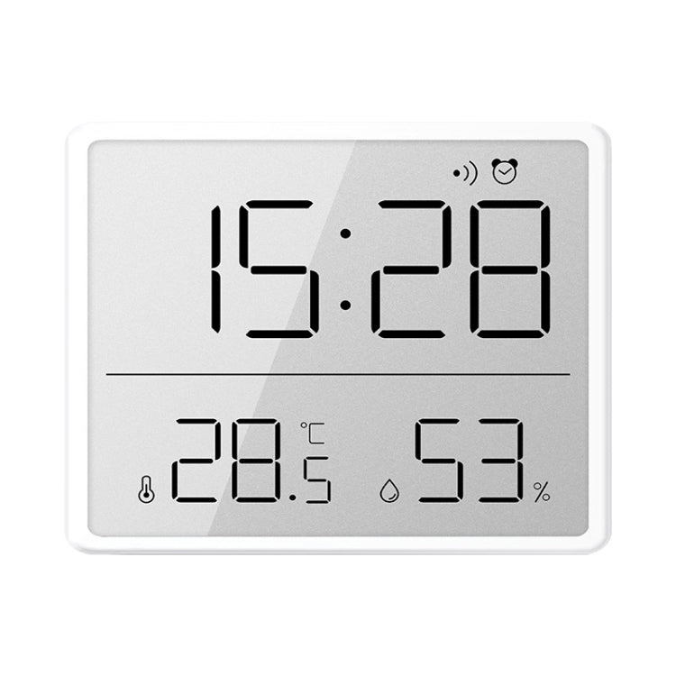 8218 Orologio digitale elettronico sottile e leggero con temperatura LCD magnetica da parete