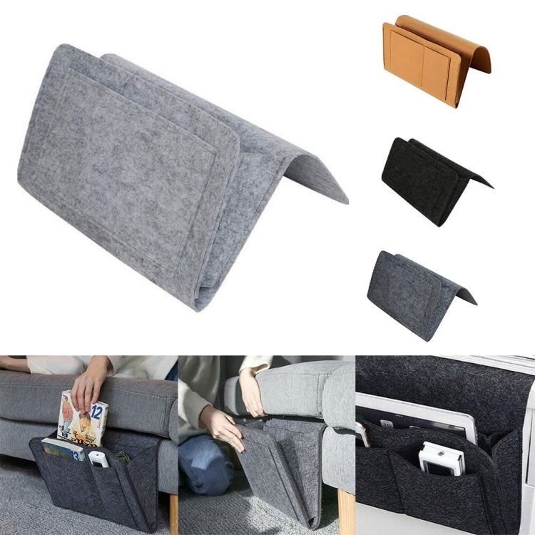 B05006 Borsa portaoggetti in feltro Borsa da appendere sul comodino Borsa portaoggetti per detriti sul lato del divano