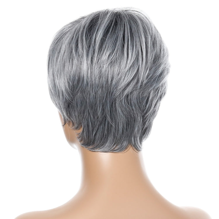 Parrucca da donna con capelli corti e lisci Copricapo in fibra chimica di seta ad alta temperatura, Wig-332, Wig-335