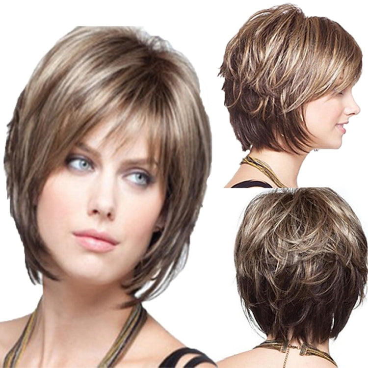 Parrucca per capelli corti ricci di seta ad alta temperatura da donna, Wig-020, Wig-381, Wig-401