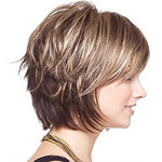 Parrucca per capelli corti ricci di seta ad alta temperatura da donna, Wig-020, Wig-381, Wig-401