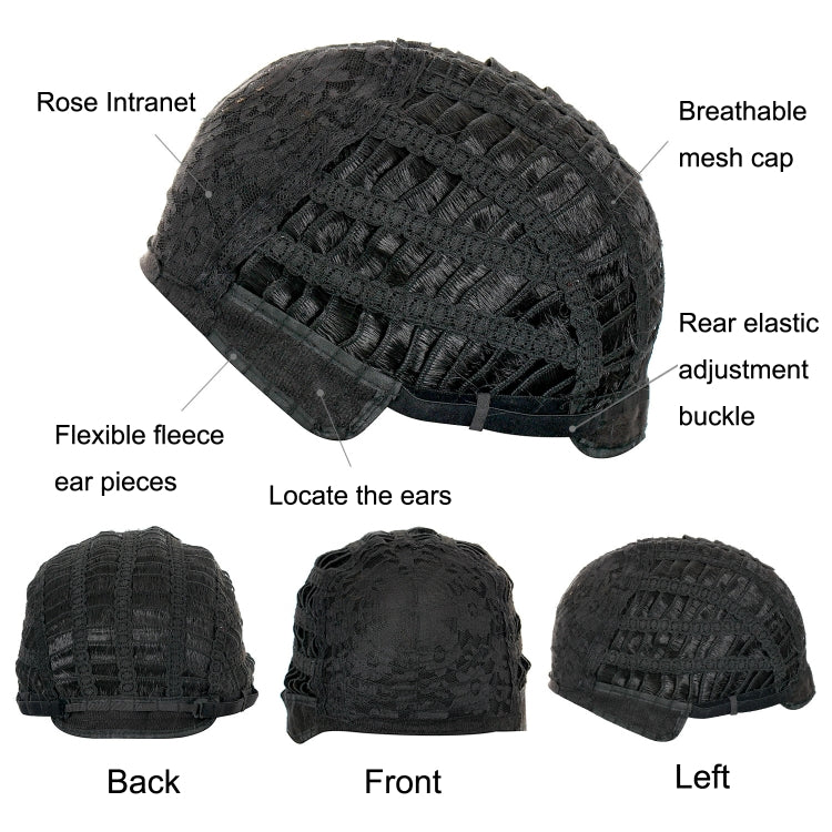 Parrucca per capelli corti ricci di seta ad alta temperatura da donna, Wig-020, Wig-381, Wig-401