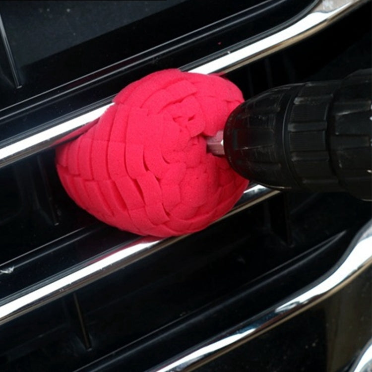 Sfera per lucidatura in spugna per piccole aree di cerchioni per auto da 2 pezzi, 2 in 1