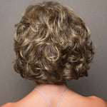 Copricapo da donna in fibra chimica di seta ad alta temperatura con capelli ricci corti, Wig-449, Wig-450