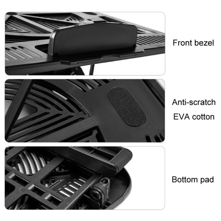 Staffa di innalzamento della dissipazione del calore del desktop pieghevole multifunzionale per laptop, DB-11