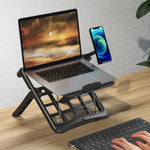 Staffa di innalzamento della dissipazione del calore del desktop pieghevole multifunzionale per laptop, DB-11