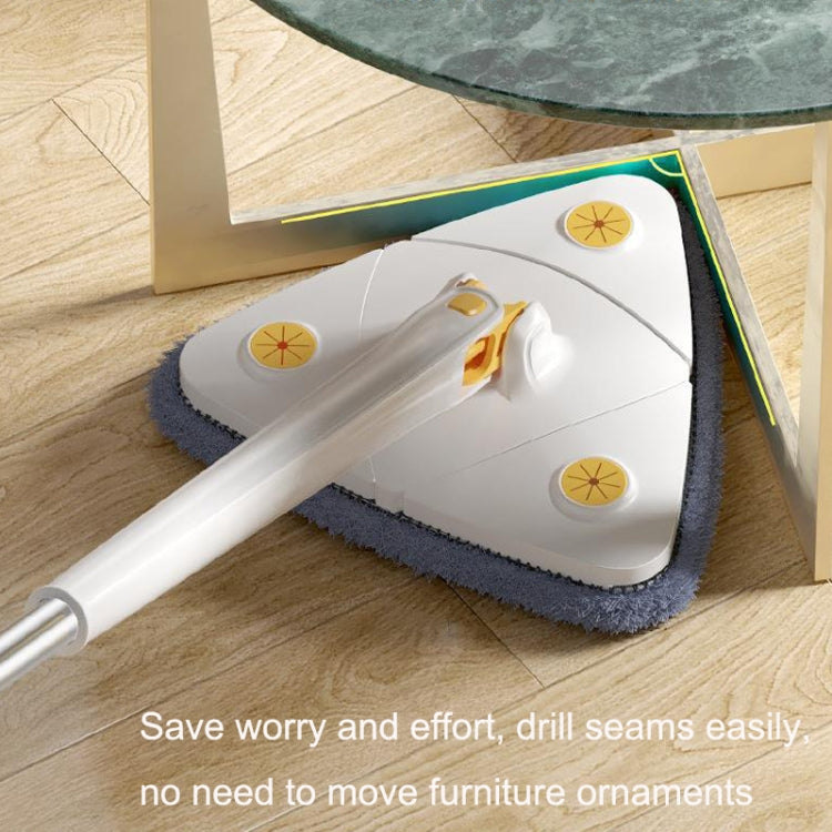 Mop triangolare Detergente per soffitti per uso domestico Pulisci piastrelle da parete Mop a torsione a mano imitazione, Including 1 Cloth With Scraper, Including 2 Cloth With Scraper, with 2 Cloth, Including 4 Cloth With Scraper