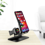 Base di ricarica in lega di alluminio per smartphone e Apple Watc